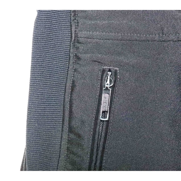 Vintage Mr D Black Stretch Ski Bib Nylon Acrylic Lycra Pants Mens Size 36 Reg - Picture 12 of 13